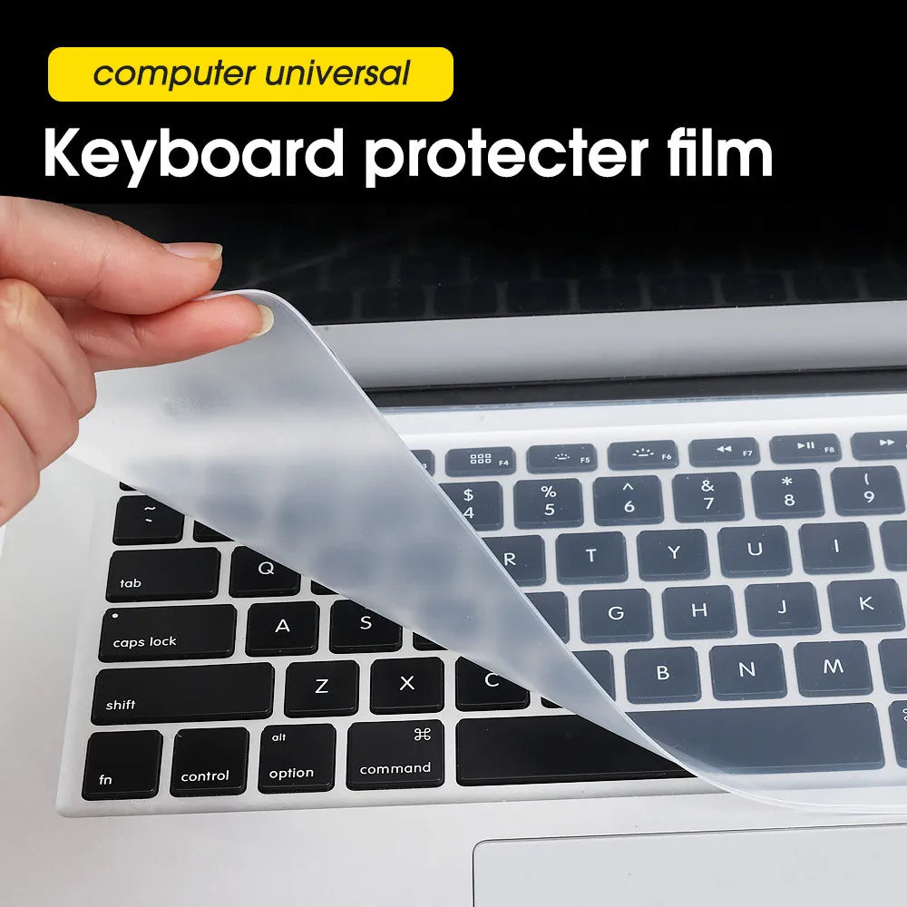 Universal Laptop Keyboard Silicone Cover 13–14" / 15–17" - Dustproof Waterproof Protective Keyboard Film