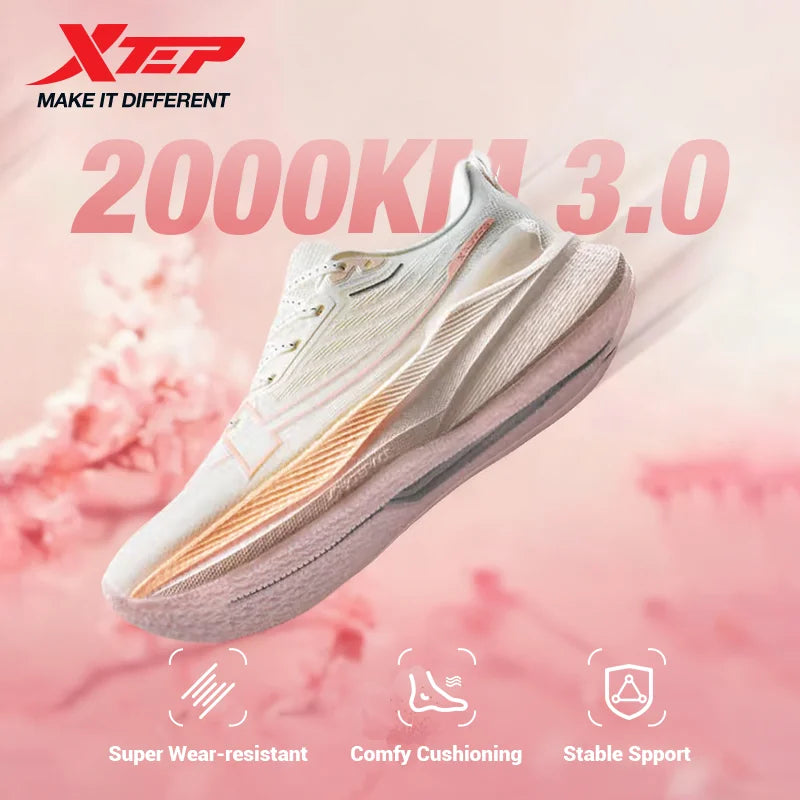 Xtep 2000KM 3.0 Women’s Running Shoes - Lightweight Cushioned Sneakers for Training & Jogging