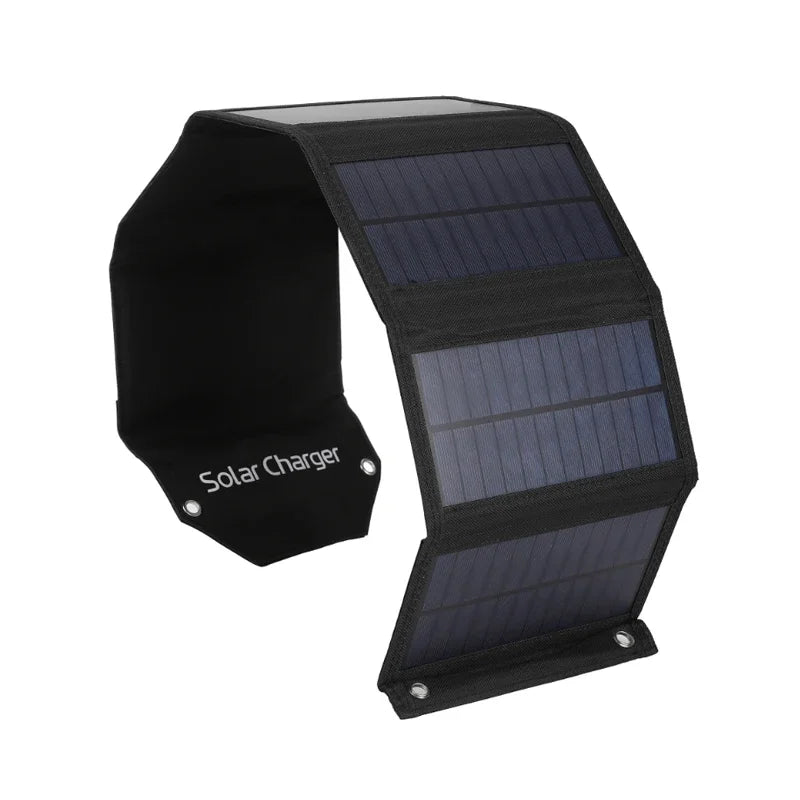 60W 80W 100W Foldable Solar Panel — 5V USB Portable Waterproof Charger for Phone, Camping & Power Bank