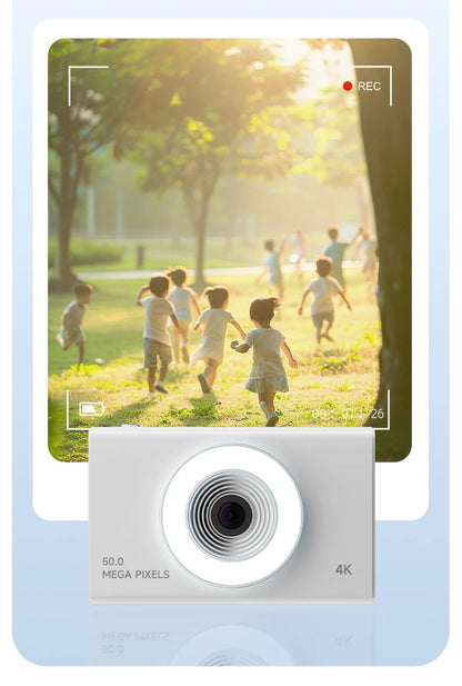 Xiaomi 4K Digital Camera – 50MP Autofocus Portable Retro Camera, CCD Travel & Student Camera