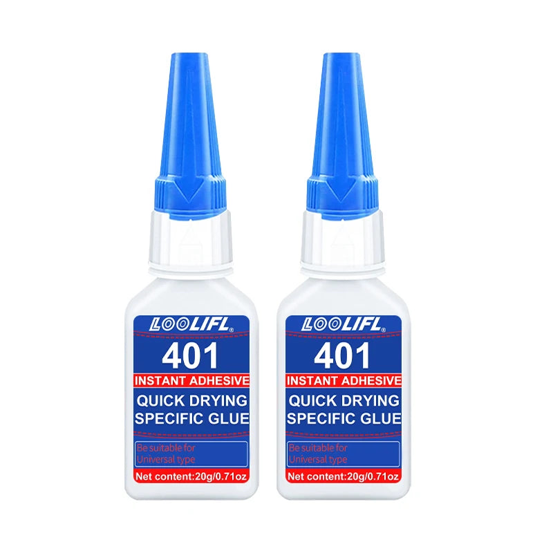 Upgraded 401 Super Cyanoacrylate Glue – Instant 5-Second Drying, Waterproof & Versatile Strong Adhesive