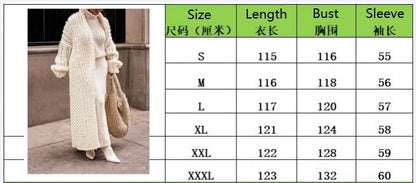 Loose Knitted Cardigan for Women 2025 – Autumn & Winter Streetwear, Spring Elegant Long Outerwear, Maxi Y2K Sweater Long Coat, Soft Jackets