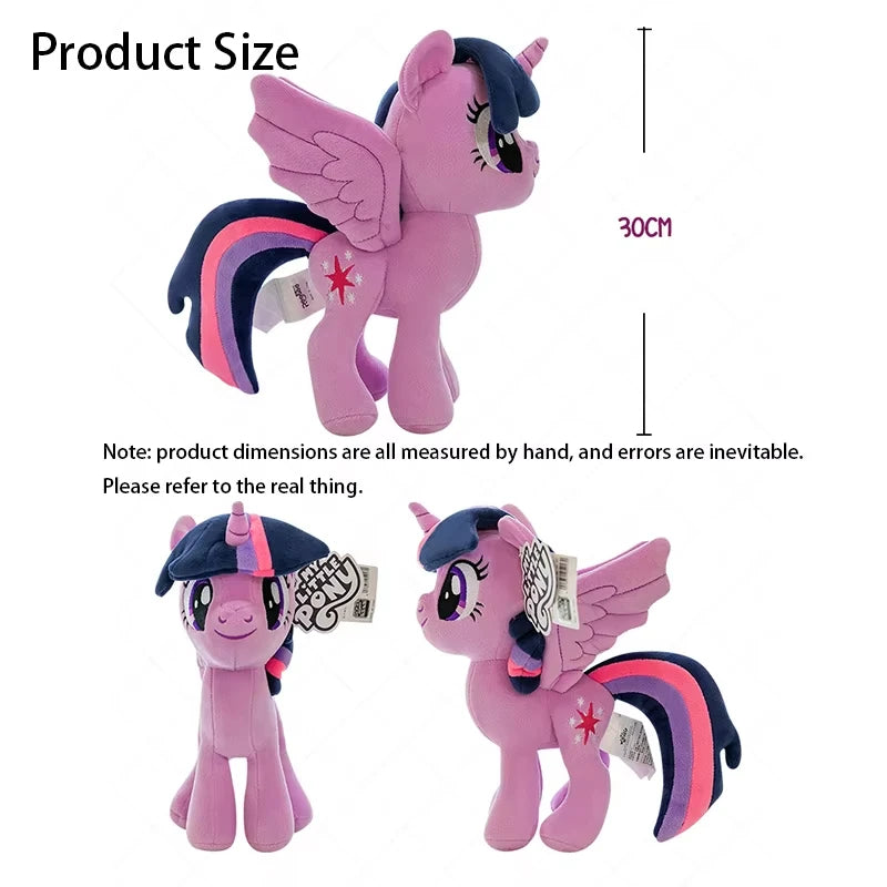 My Little Pony Rainbow Dash & Applejack 28cm Plush Toy – Soft Stuffed Animal Gift