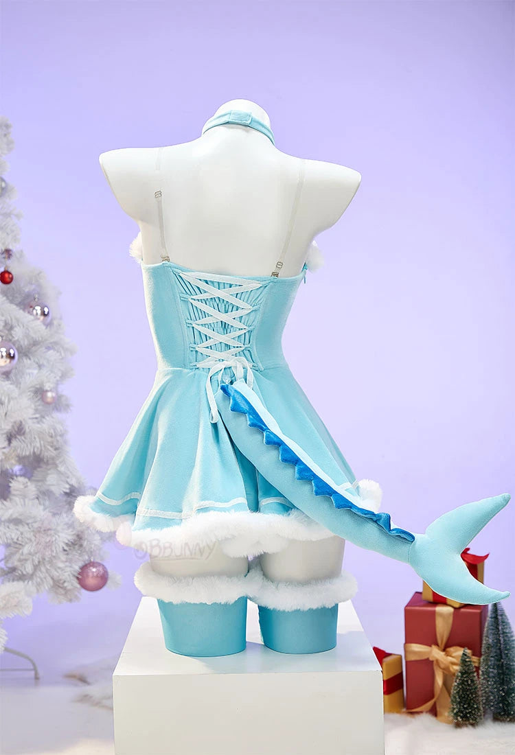 Anime Vaporeon Umbreon Sylveon Cosplay Costume - Sexy Cloak Dress Outfit for Women, Halloween & Christmas