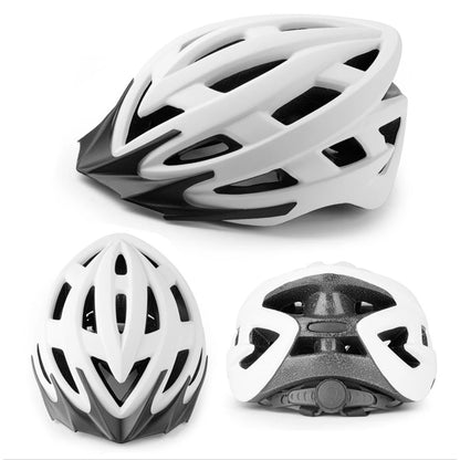 Bike Helmet for Adults - Lightweight with Adjustable Side & Chin Strap, Fits 58-62cm, Men & Women Cycling Accessories