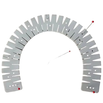 Silicone Hemmer Sewing Tool – Flexible Hem Ruler with Marking Holes for DIY Sewing & Crafting Gifts