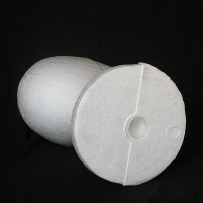 Female & Male Foam Mannequin Head — White Styrofoam Display Stand for Hats, Wigs, Glasses & Accessories