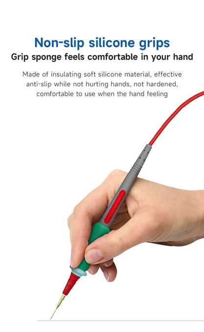 XZZ XINZHIZAO P2 Extra Sharp Multimeter Probe – 1000V 20A Super Conductive Replaceable Probe Tip Pen