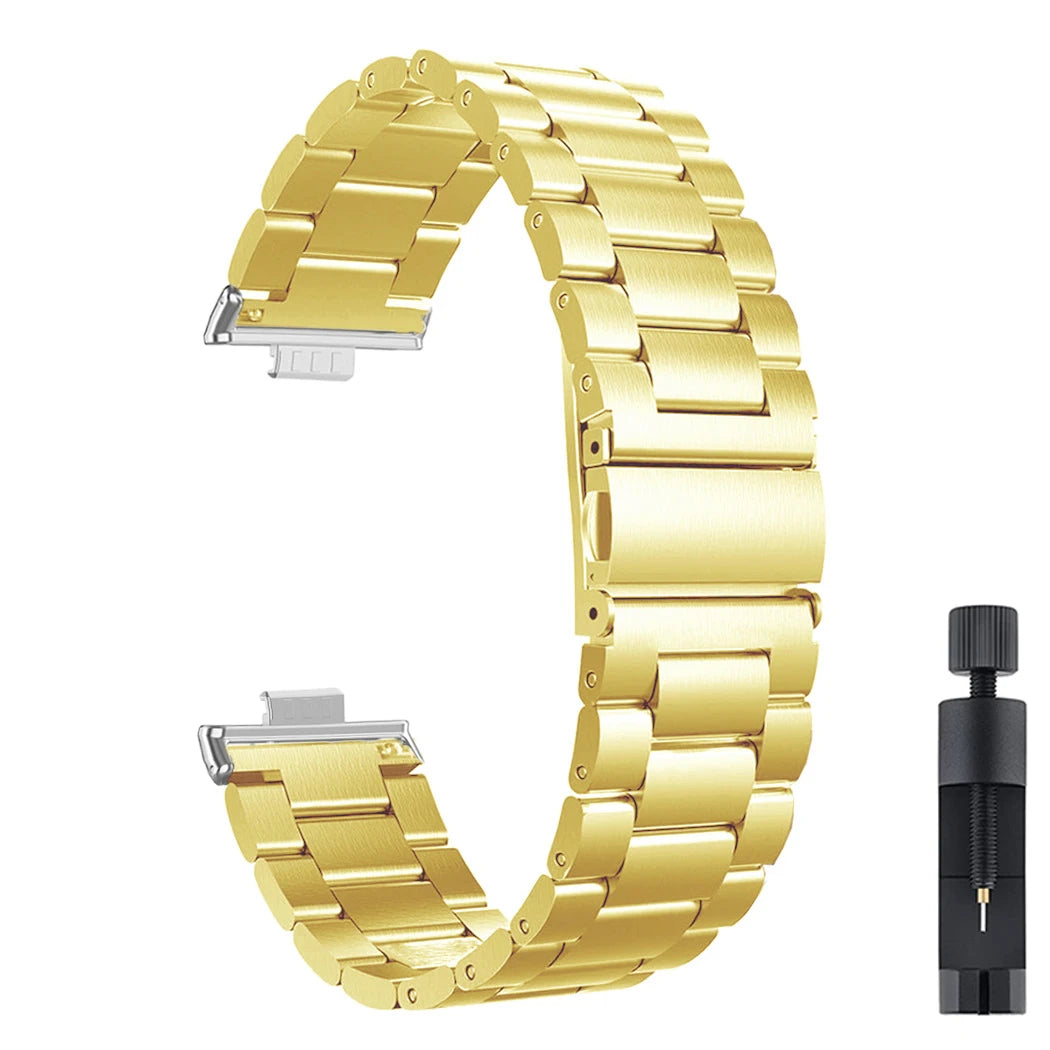 Stainless Steel Strap for Huawei Watch – Metal Bracelet Band for Fit3, Fit4 & Fit4 Pro, Unisex Replacement