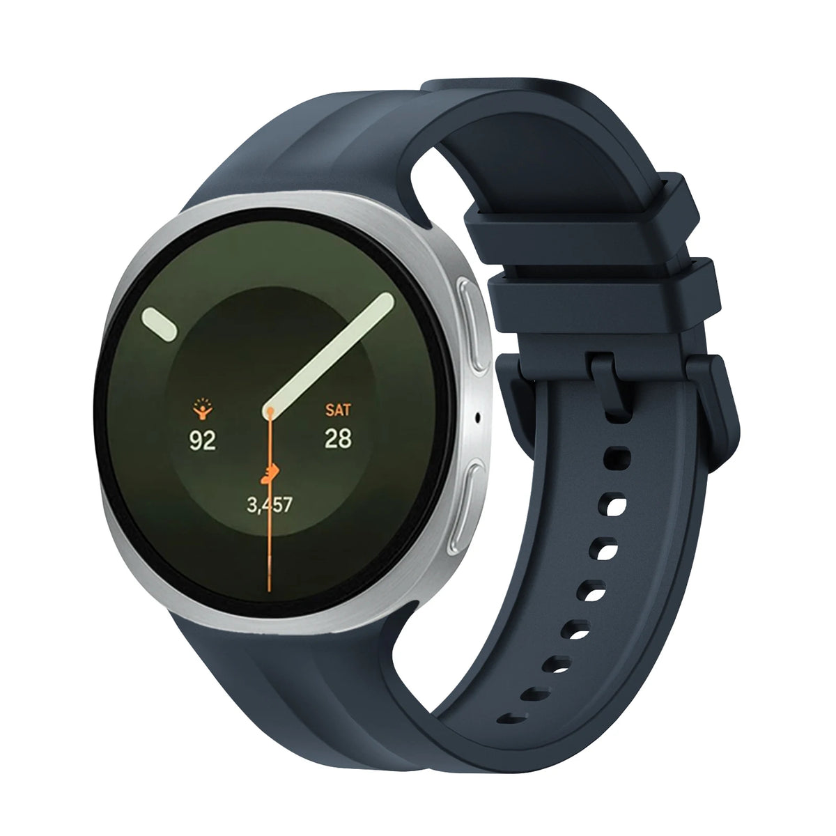 Silicone Sport Band for Samsung Galaxy Watch 9 and Watch 8 - Replacement Strap for 40mm, 44mm and Watch 8 Classic 46mm Models