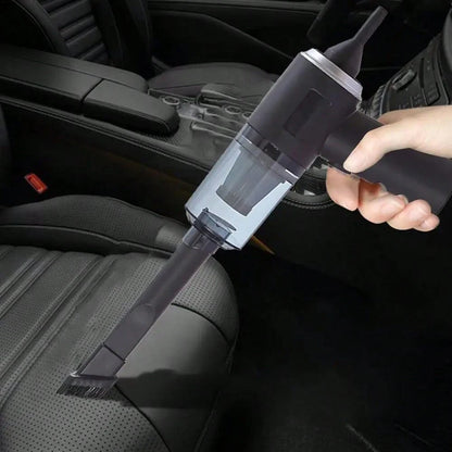 3-in-1 Portable Car & Home Vacuum Cleaner – Suction, Blowing, and USB Rechargeable