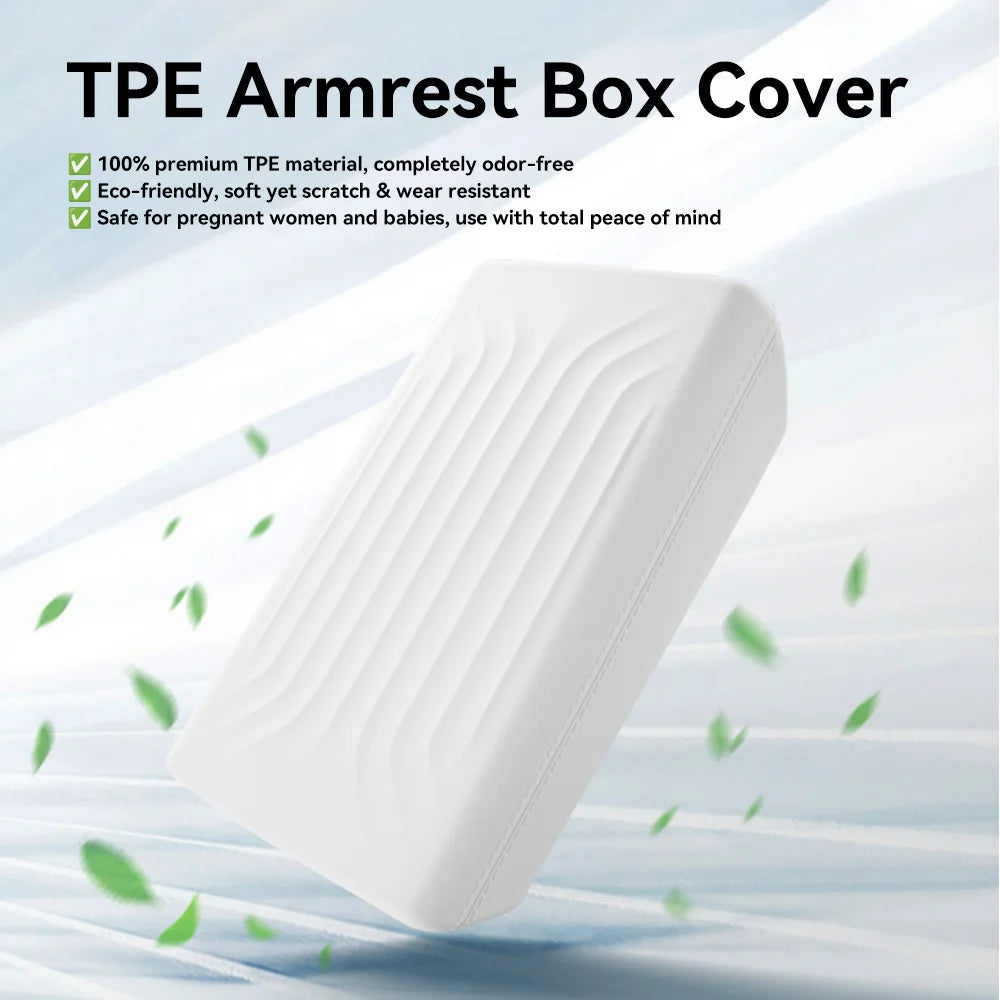 Tesla Model Y Juniper Armrest Pad 2026 TPE Center Console Cover Soft Protective Armrest Box Case Car Accessory