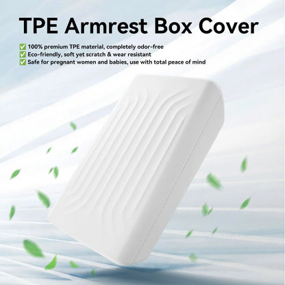 Tesla Model Y Juniper Armrest Pad 2026 TPE Center Console Cover Soft Protective Armrest Box Case Car Accessory