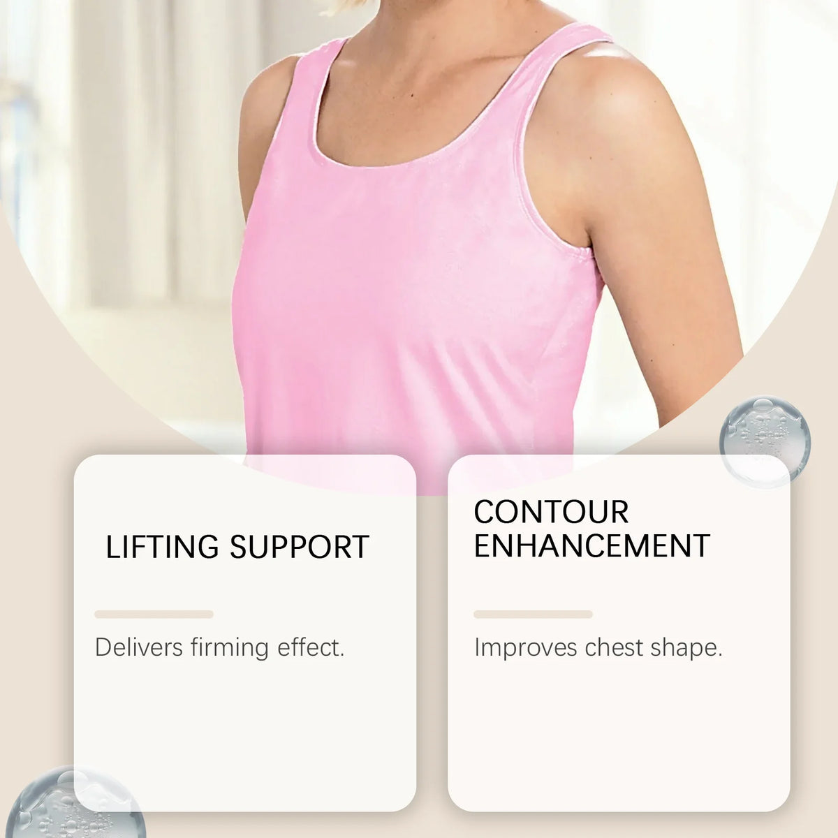 10 Pcs Breast Lifting Patches - Hydrolyzed Collagen Firming & Shaping Skin Care Patches for Women