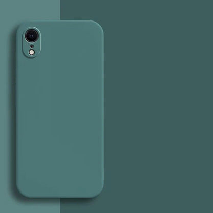 Original Liquid Silicone Case for iPhone - Shockproof TPU Protective Back Cover for X, XR & XS Max