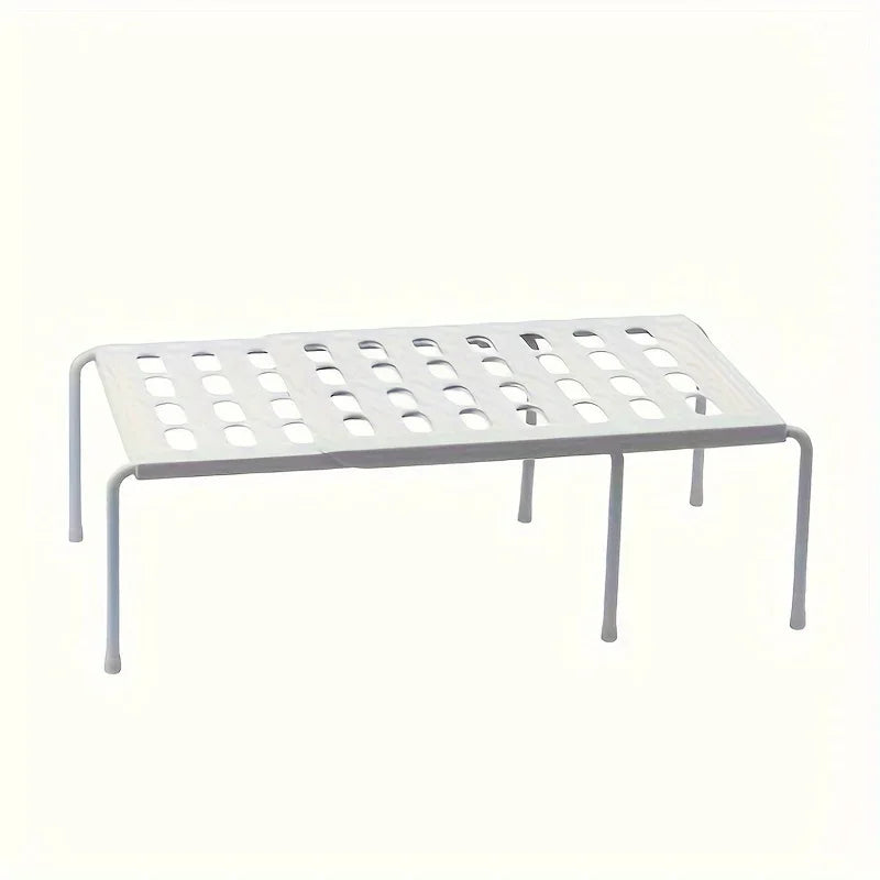 Adjustable Multi-Tier Plastic Shoe Rack — Space-Saving Storage Organizer for Sneakers, Slippers, Home, Dorm, Closet, White or Gray