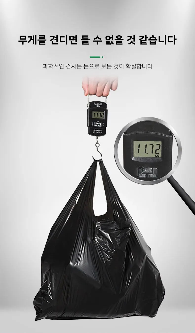200PCS Thickened Garbage Bags – Portable Household Disposable Trash Bags for Kitchen Use