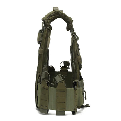 Outdoor Training Vest – Multi-Functional Waterproof MOLLE Expansion Quick-Release Wear-Resistant Tactical Vest