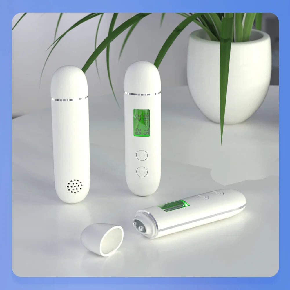 Portable Rechargeable Skin Analyzer LCD – Digital Water, Oil & Moisture Tester with Fluorescent Detection for Facial Skin Care Analysis Tool