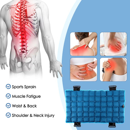 13x22 Inch Large Reusable Ice Pack – Hot & Cold Therapy for Back, Waist, Knee, Sports Injuries, Swelling & First Aid