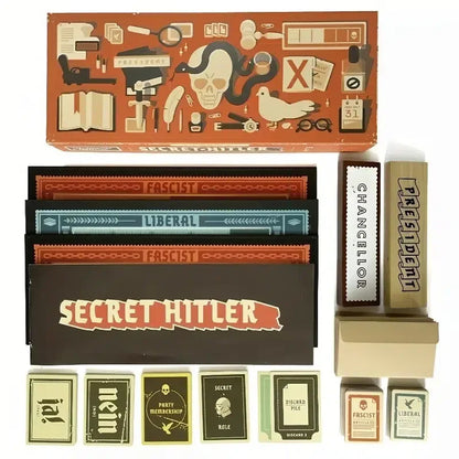 Secret Hitler Board Game – Strategic Party Game for Social Deduction & Deception Fun