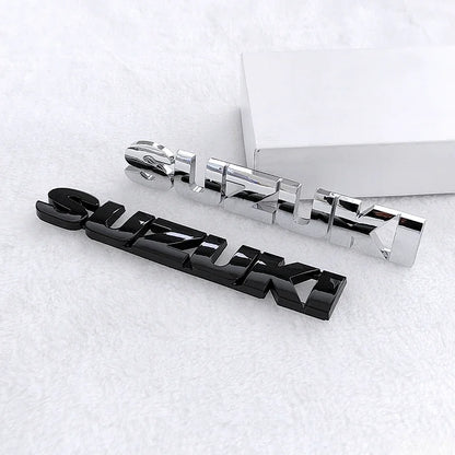 3D ABS Car Rear Badge Sticker – Emblem Decoration for Suzuki Swift, Sport, Jimny, Grand Vitara, Alto, SX4, Alivio & Samurai