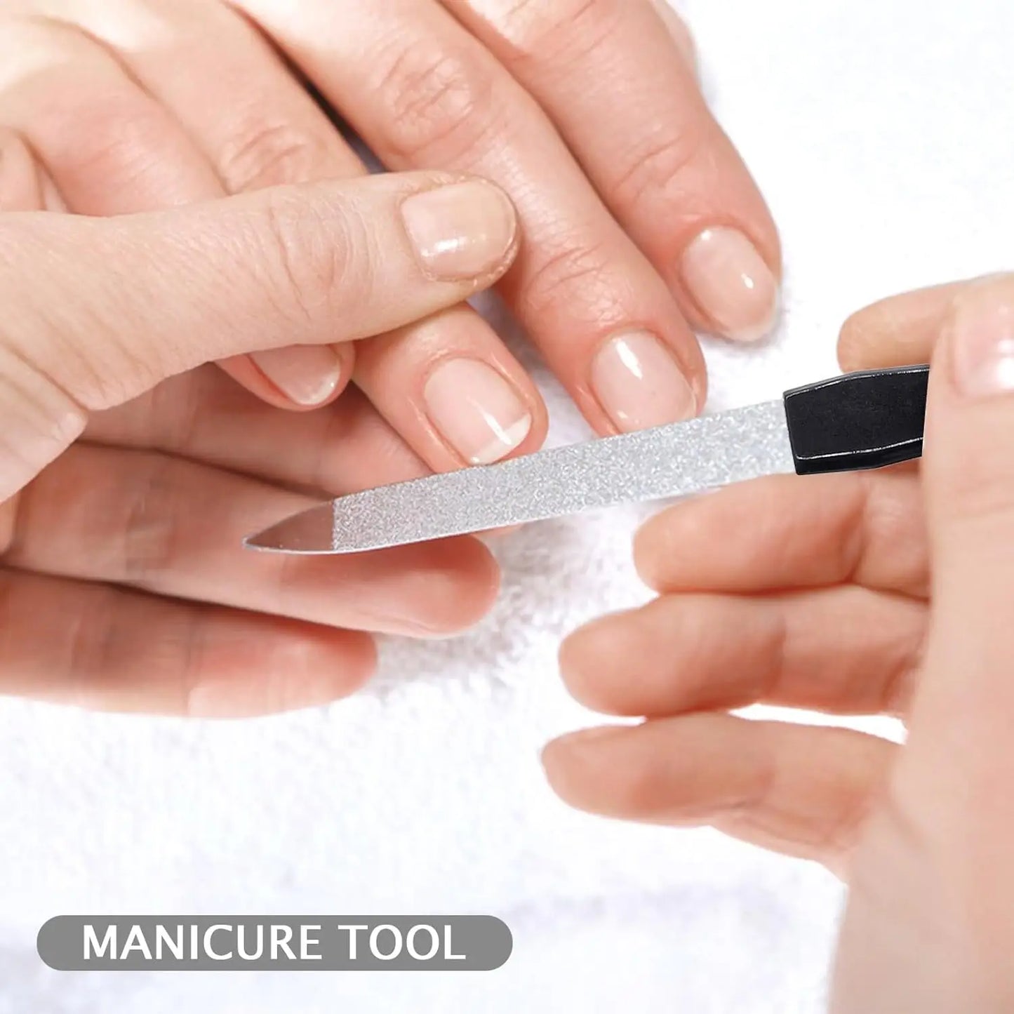 Professional DIY Nail Art Metal File - Double-Sided High-Quality Nail File for Manicure and Pedicure - Essential Beauty Tools