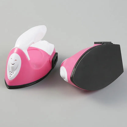 Mini Craft Iron: Portable Electric Heat Press for DIY, Small Iron for Clothes, Laundry Appliances with EU/US Plug