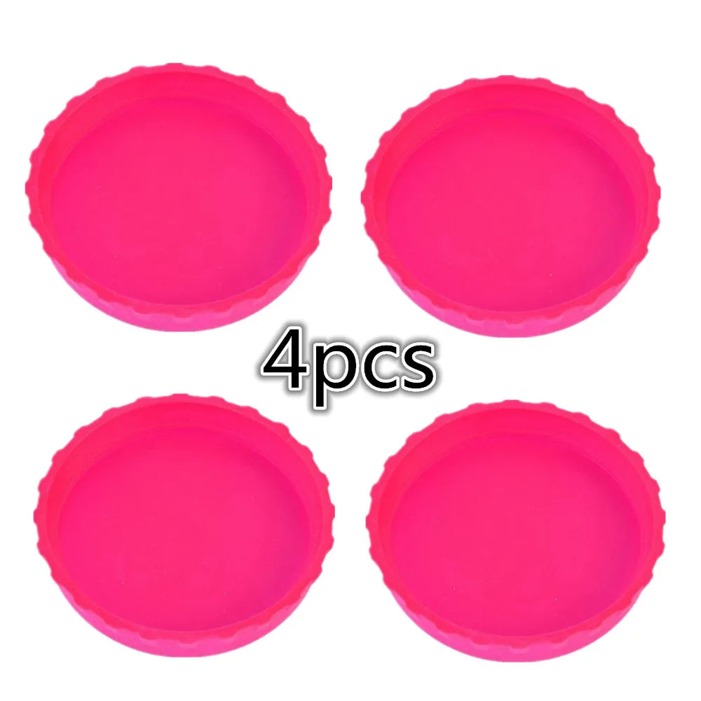 Reusable Beverage Can Covers - Silicone Soda Can Lids, Leak-Proof Sealing Protectors for Cans & Bottles