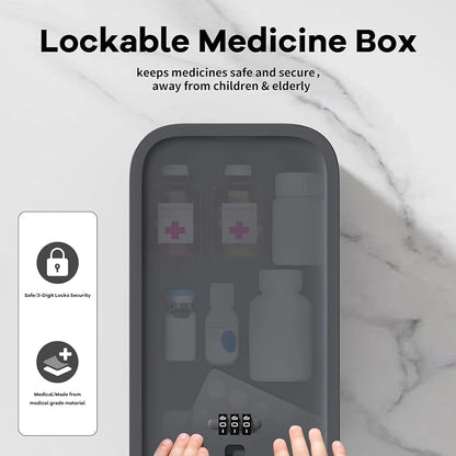 Lock Box with Locker – Secure Storage Safe for Office, School, Home, Medicine, Food, Snacks, and Files