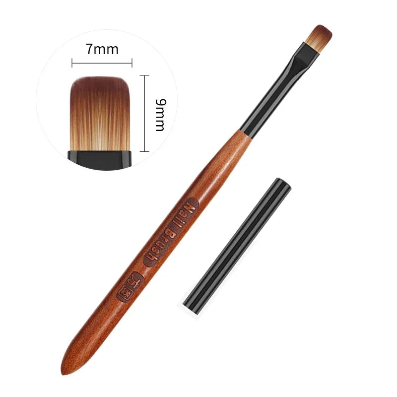 Nail Glue Phototherapy Pen & UV Gel Brush - Professional Acrylic Nail Art Brushes for Painting & Drawing, Manicure Tools
