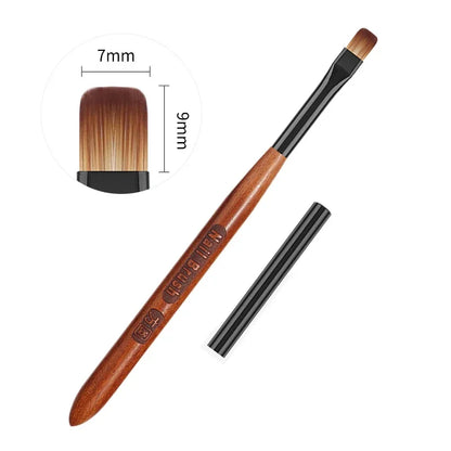 Nail Glue Phototherapy Pen & UV Gel Brush - Professional Acrylic Nail Art Brushes for Painting & Drawing, Manicure Tools