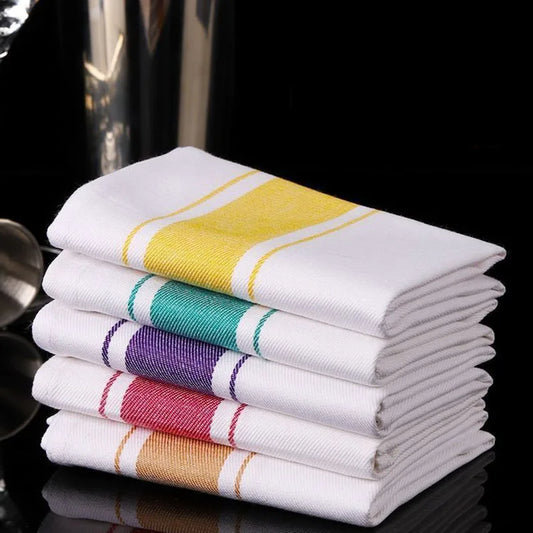 European Cotton Kitchen Towel Placemat — Thickened Cup Cloth Mat for Restaurant & Home
