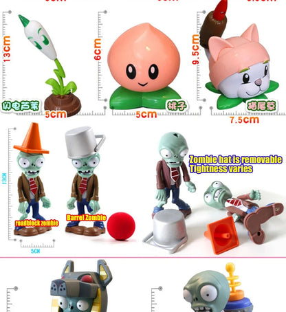 Plants vs Zombies PVZ Pea Shooter Boss Action Figure – Dave Allstar Toy Doll for Kids Gift