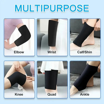Gel Ice Sleeve Pack – Multipurpose Hot & Cold Therapy for Elbow, Knee, Ankle & Hand, Reusable Pain Relief Wrap