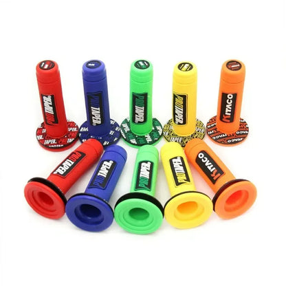 7/8" Motorcycle Handlebar Grip Gel Brake Handles – Rubber Grips for CRF, EXC, YZF, Protaper Dirt & Pit Bikes