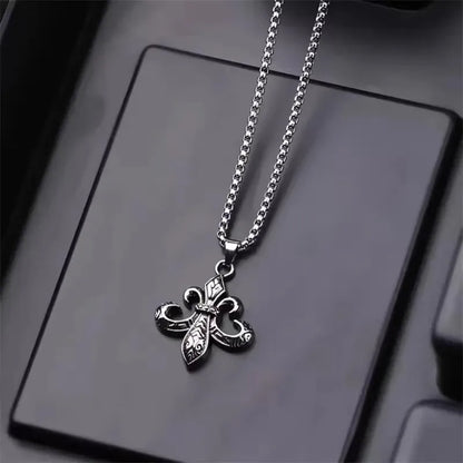 European & American Retro Gothic Cross Necklace – Unisex Hip-Hop Fashion Pendant for Men & Women, Street Style Trendsetter Jewelry Accessory