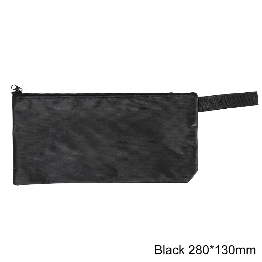 Waterproof Oxford Canvas Tool Bag — 420D Zipper Organizer, Portable Travel Storage Pouch for Tools & Accessories