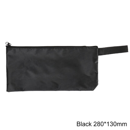 Waterproof Oxford Canvas Tool Bag — 420D Zipper Organizer, Portable Travel Storage Pouch for Tools & Accessories
