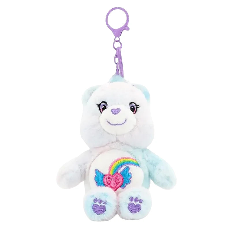 Care Bears Plush Keychain - 15cm Squeaky Bear Pendant for Backpack & Luggage Gift