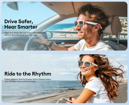 Smart AI Translation Glasses – Real-Time Audio Translation in 160+ Languages with Light-Sensitive Color-Changing Lenses