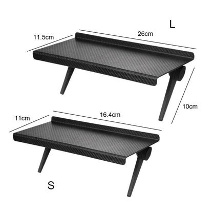 Adjustable TV & Monitor Top Storage Shelf – Desktop Display Stand for Computer, TV, Router, and Home Organization