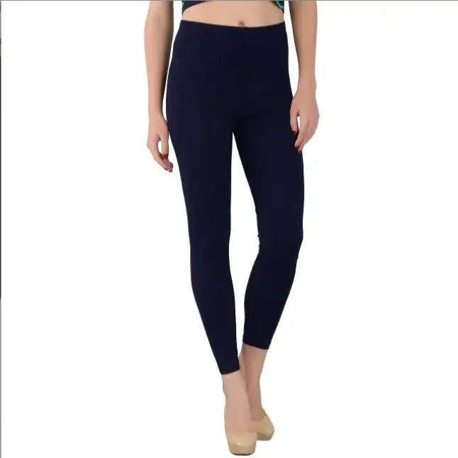 2023 Women's Bamboo Fiber High Elastic Slim Leggings – Plus Size 2XL-7XL, Spring & Summer Fashion