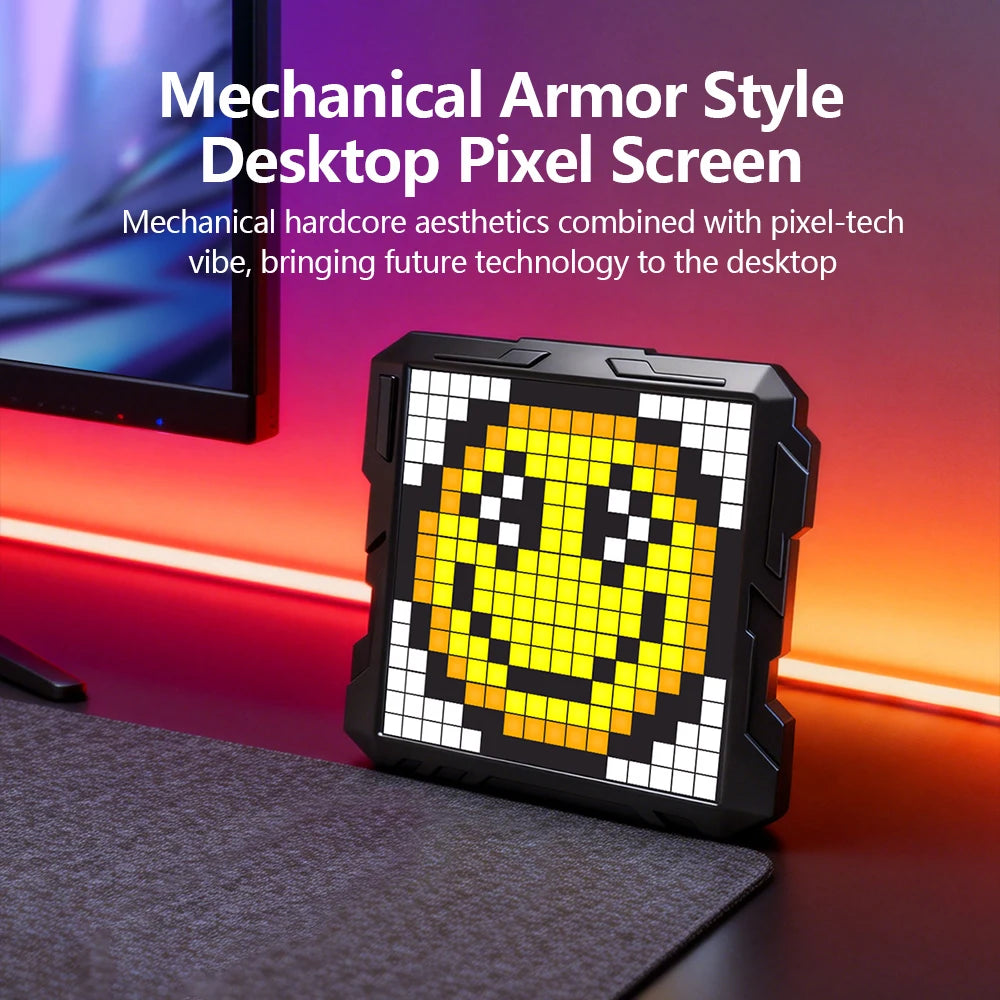 Bluetooth Pixel Digital Frame Smart LED Panel Display with APP Control Night Light Gaming Room Decor Pixel Art Lighting Frame