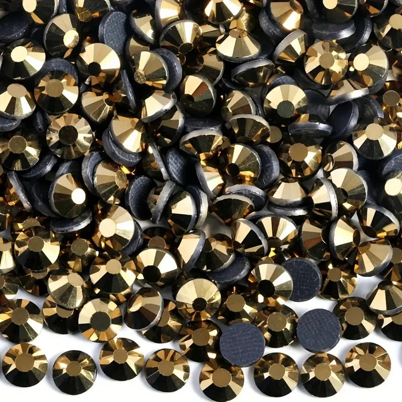 Bobohoo HotFix Crystal Rhinestones SS6-SS30 – Glitter Iron-On Strass Gems for Clothing, Dresses & DIY Crafts