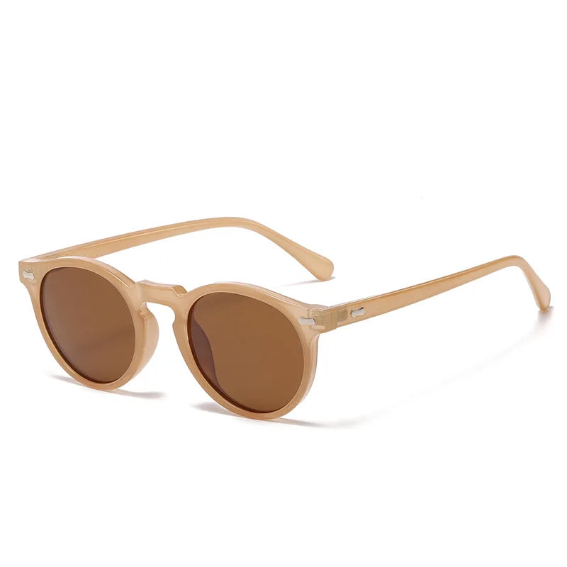 Retro Polarized Sunglasses — Small Round Vintage Shades for Men & Women