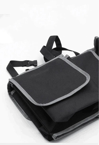 Car Trunk Organizer & Backseat Storage Bag – High Capacity Multi-Use Oxford Seat Back Organizer for Automobile Interior