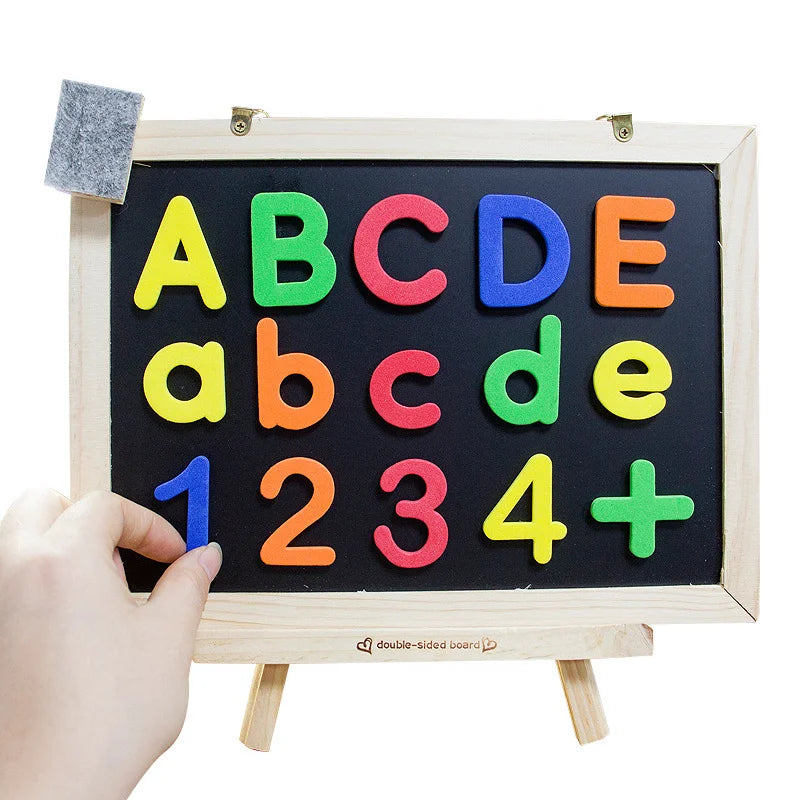 24-76pcs Magnetic Alphabet Letters — EVA Foam Refrigerator Stickers for Toddlers & Kids, Educational Spelling & Counting Toy Gift