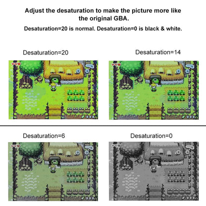 Laminated V5 IPS GBA SP Backlight LCD Replacement Mod Kit – Backlit Screen for Game Boy Advance SP, No Shell Cutting Needed