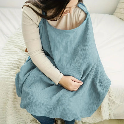 Nursing Cover Cloth - Breathable Outdoor Breastfeeding Shawl Anti-Exposure Gauze Feeding Cover-Up Scarf for Mothers
